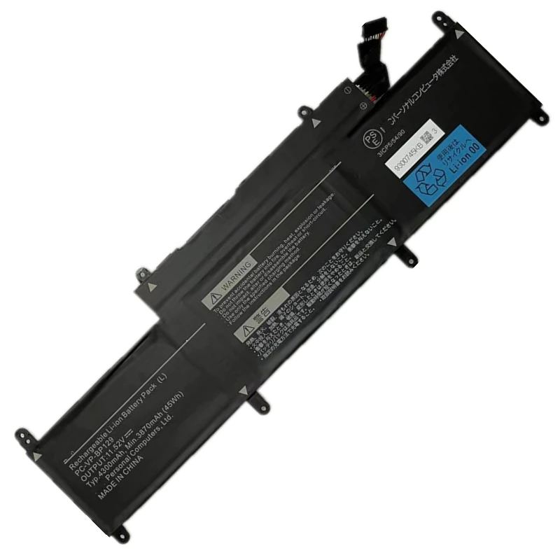 Оригинальный телефон аккумулятор для ноутбука 54/90 V 11 52 mAh 45Wh планшетного ПК NEC BP129 |