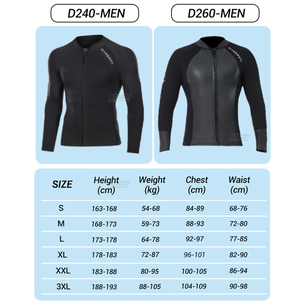 Неопреновый Мужской и Женский гидрокостюм 3 мм 2 куртка для подводного плавания