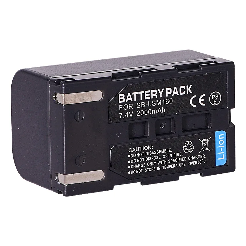 7,4 В 2000 мАч для Samsung SB-LSM160 SC-D366 D453 D455 D963 D965 DC163 165 аккумуляторы для камеры (art.: 3920d06cb641b) - 3920d06cb641b