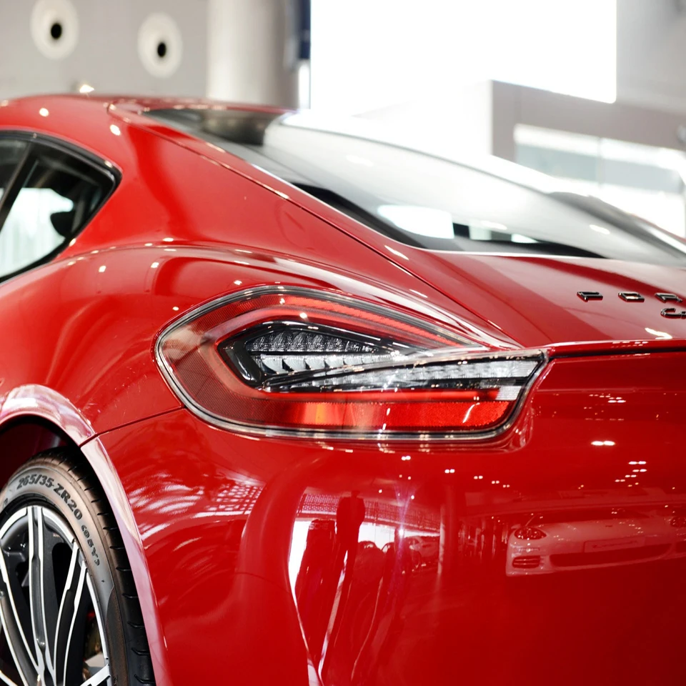 Для Porsche 981 GTS Cayman GTS Boxster GTS 2014-2016 (прозрачные) аксессуары для автомобиля: крышка заднего фонаря, корпус стоп-сигналов, плексиглас (art.: 3920dbacd0113) - 3920dbacd0113