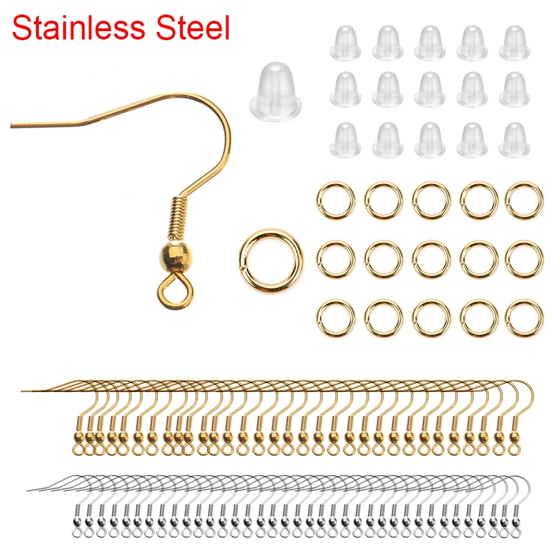 150 шт./набор гипоаллергенные серьги-Крючки из нержавеющей стали |