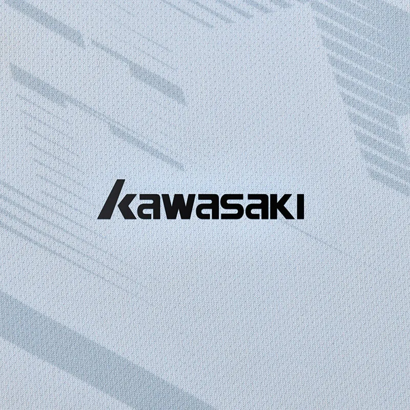 Фото Мужские и женские профессиональные футболки для бадминтона Kawasaki, удобные, дышащие, впитывающие пот, унисекс, футболки для соревнований №3