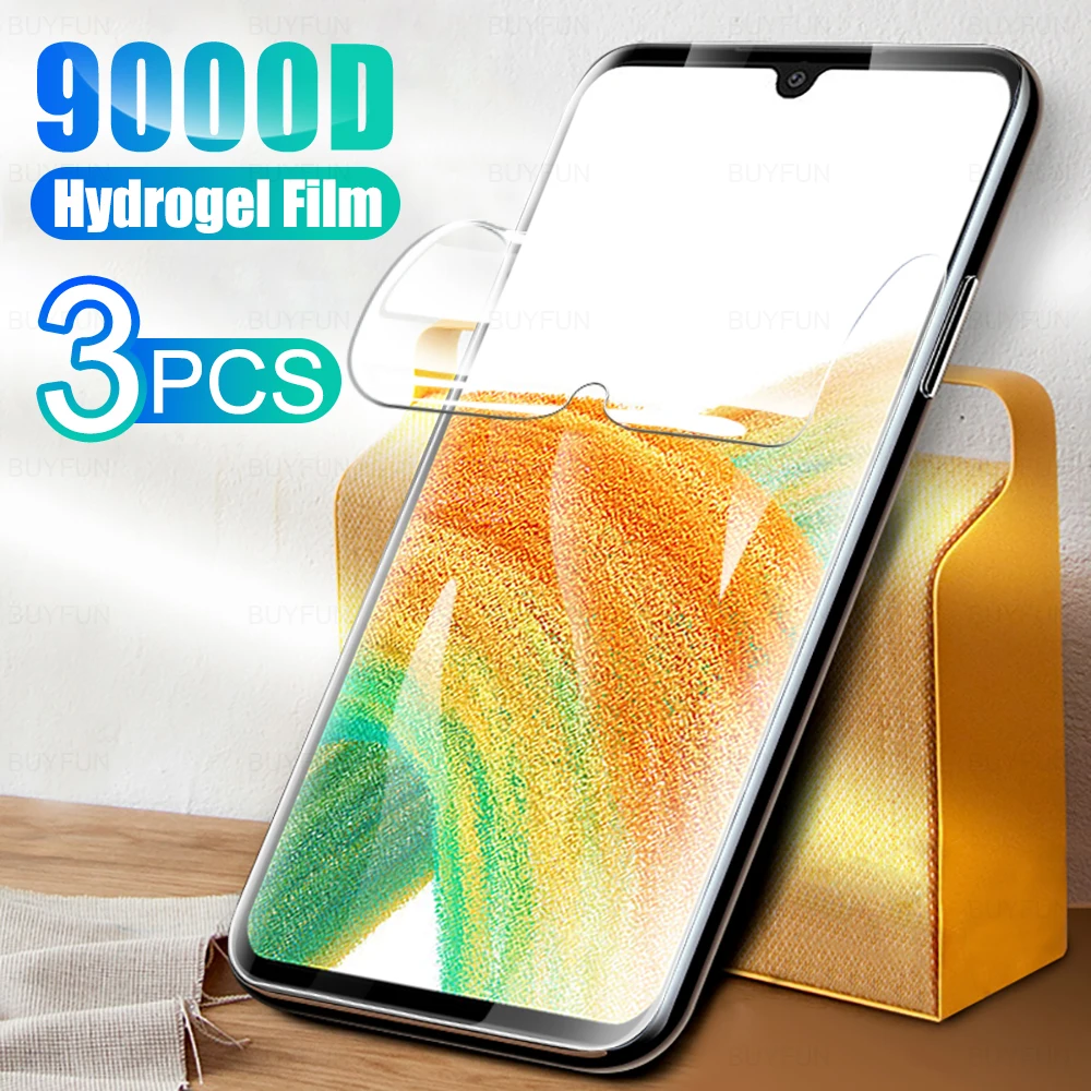 

Гидрогелевая пленка 9000D для Samsung Galaxy A33 5G A32 M32, Защитная пленка для экрана с полным покрытием для M33, пленка с защитой от отпечатков пальцев, 3 ш...