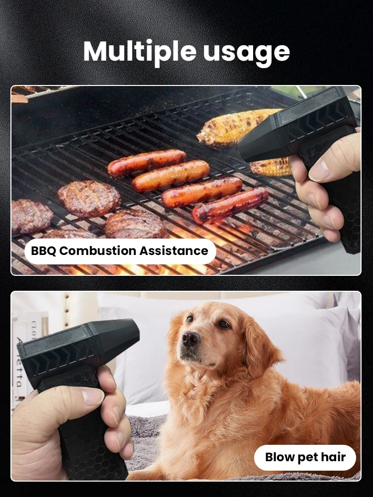 Мини турбоэлектрический вентилятор 130000 об/мин скорость ветра 52 м/с