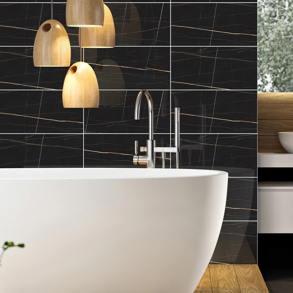 Мраморный шов из высококачественной ПВХ хрустальной пленки 30x60 см (4 шт.)-идеально