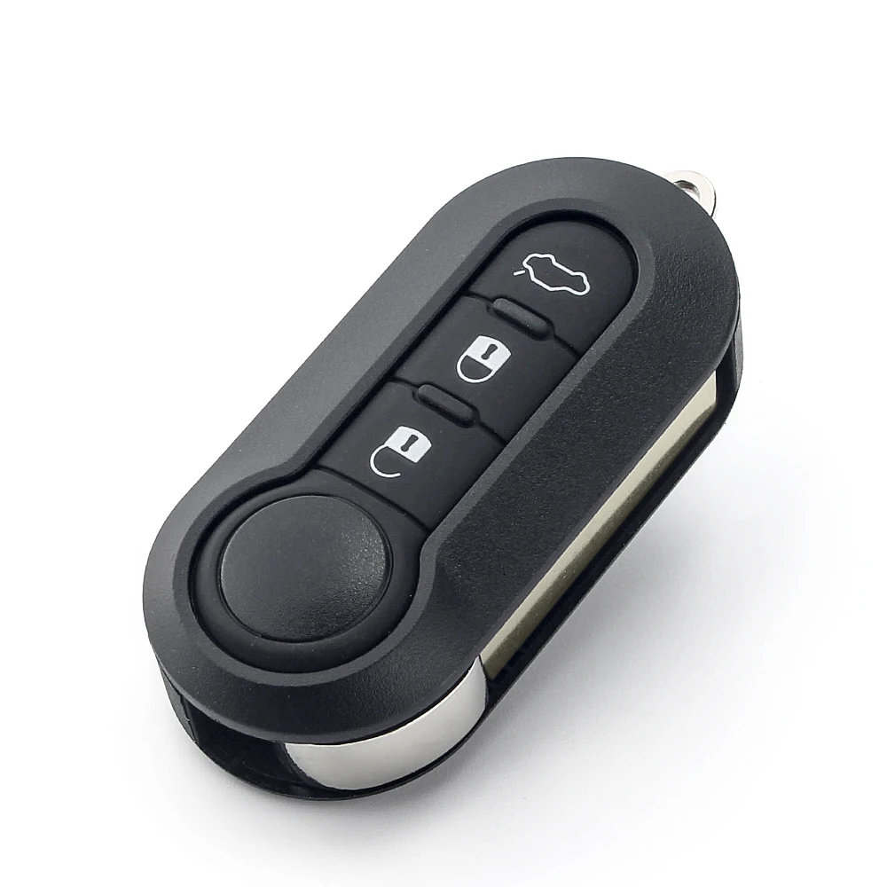 KEYYOU Car key Remote Control Key For Fiat 500 500L MPV Ducato Citroen Jumper Peugeot Boxer 2008-2015 433.92Mhz ID46 3 Buttons |