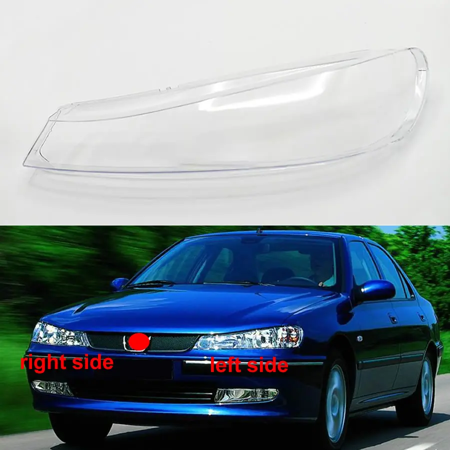 

For Peugeot 406 2004 2005 2006 Front Headlamp Cover Lampshade Lamp Headlight Shell Lens Plexiglass Replace Original Lampshade