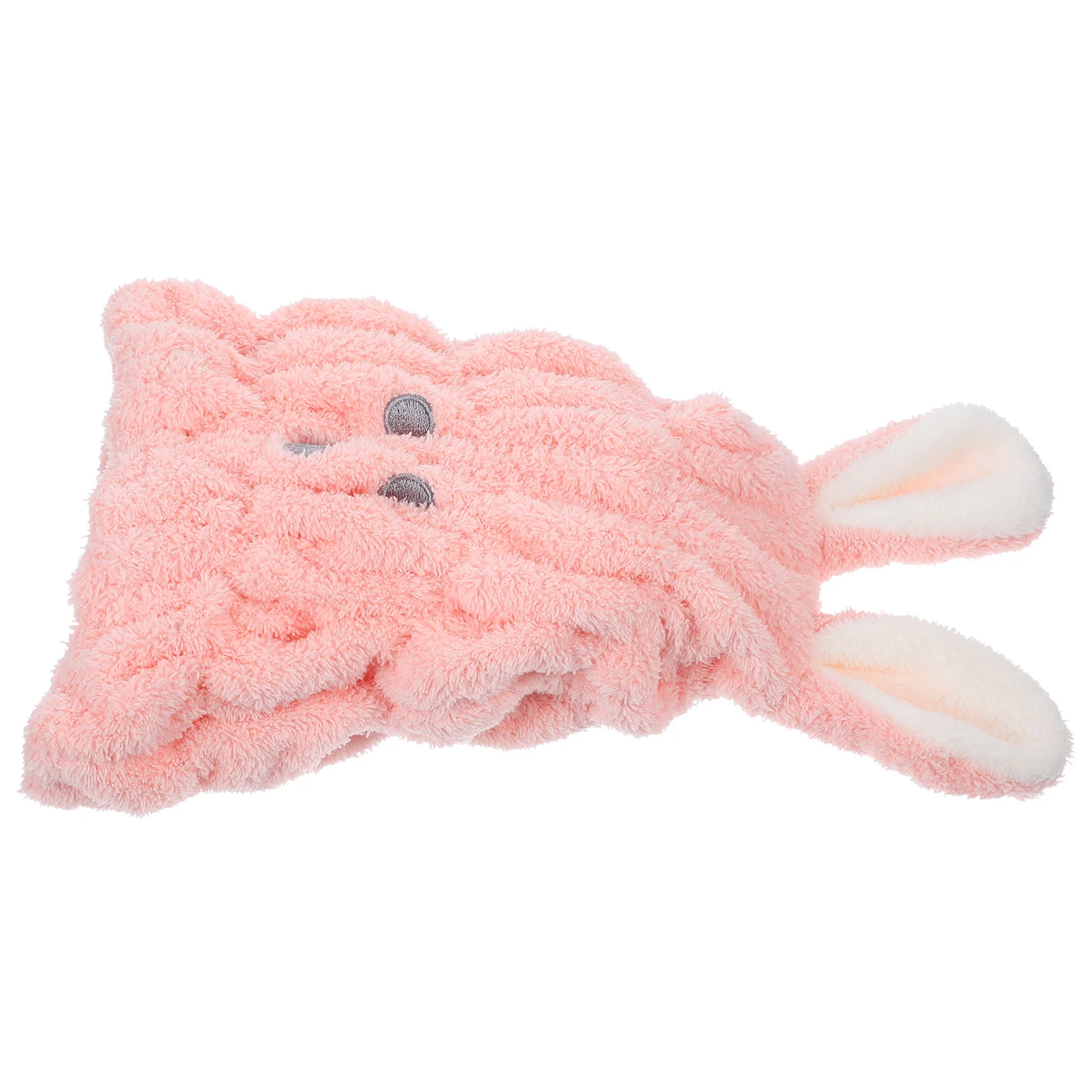 

Hair Drying Hat Hair Wrap Towels Head Wet Drying Quick Cartoon Hat Coral Fleece Caps Child