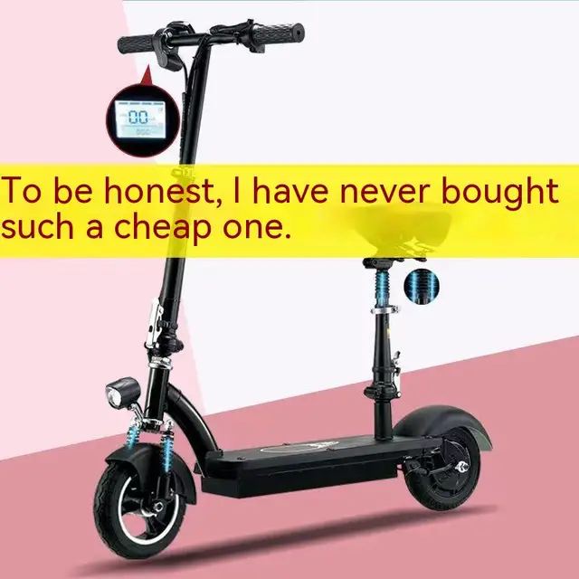 Electric Scooter Mini Folding Women's Small Electric Vehicle Valet Drive Battery Car Adult Bicycle Male Car 2
