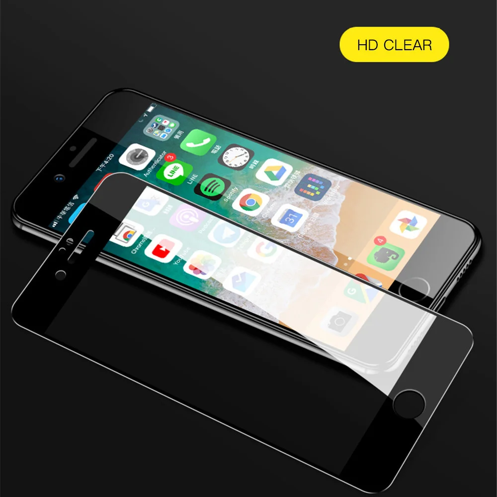 Защита экрана для IPhone набор из 2 предметов гибкая пленка закаленного стекла 9D