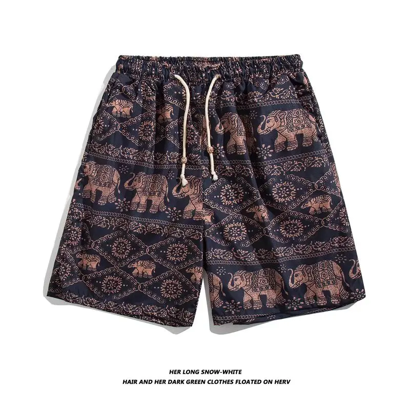 

Шорты с принтом KUANGNAN, Мужская Роскошная одежда, мужская одежда, одежда в Корейском стиле, уличная одежда, спортивная распродажа, 3XL 2023