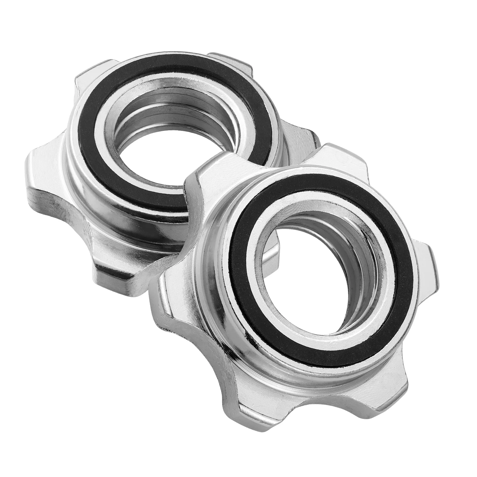 2 шт. противоскользящая гайка для тяжелой атлетики шестигранная гантелей зажим