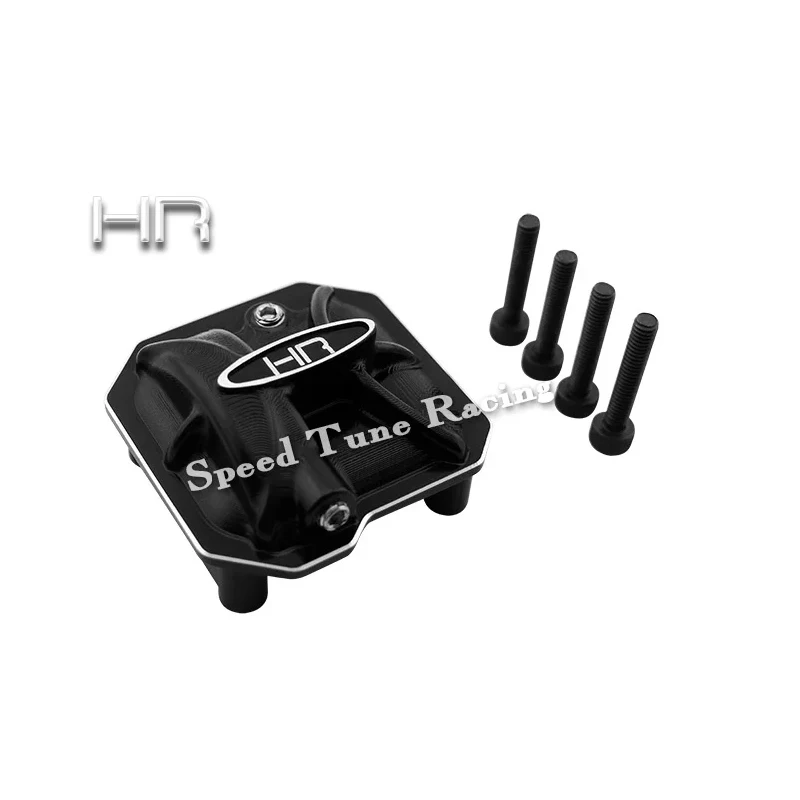 Фото Hot Racing SCXT12C01 Черный алюминиевый кожух дифференциала AR44 (1 шт.) для 1/10 Axial SCX10 II 90046/90047 №1