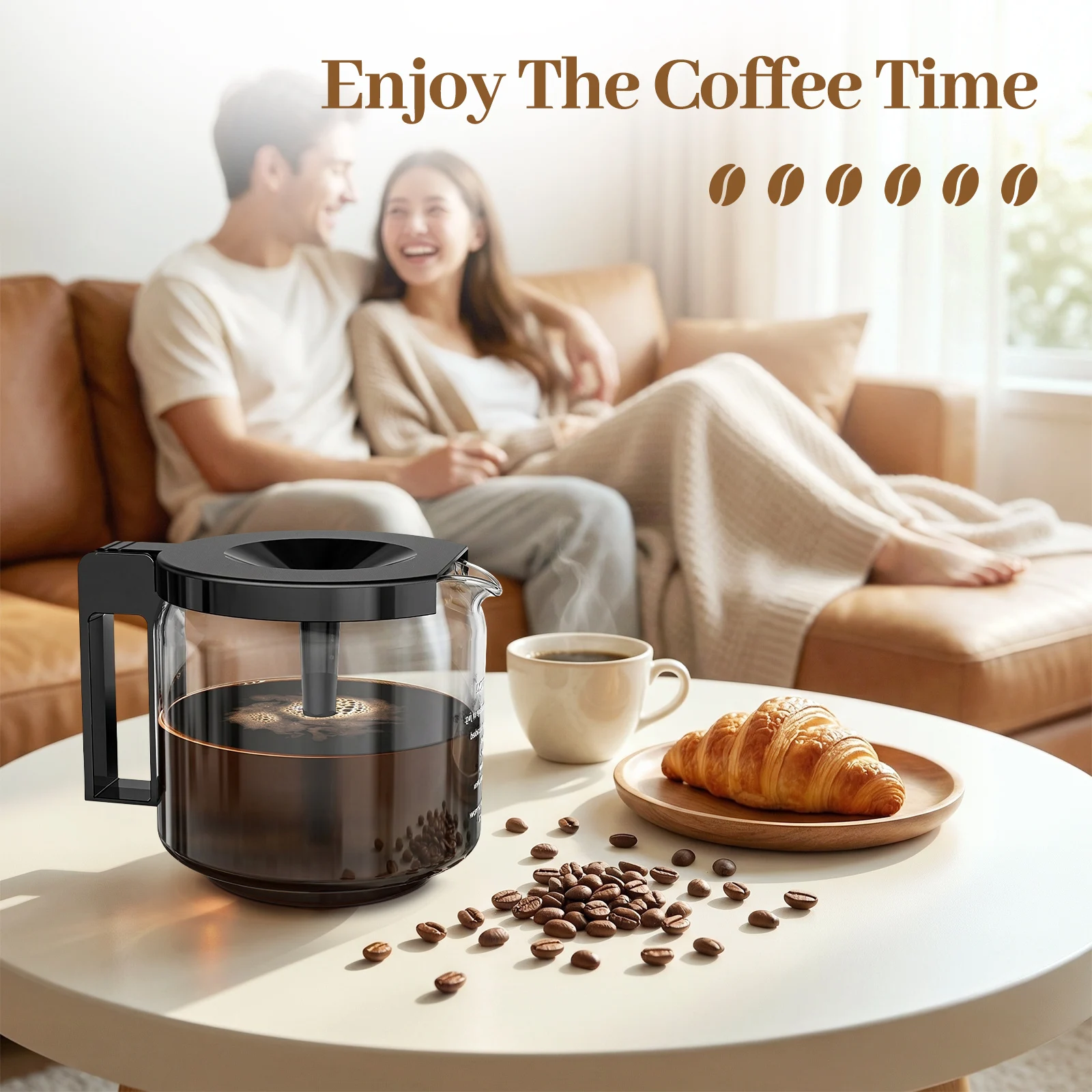 Запасные части для кофейника объемом 1,25 л для кофеварок Moccamaster KBG, KBGV и CDG KBG, Technivorm 89830, стеклянный кофейник. (art.: 3920dab16b02e) - 3920dab16b02e