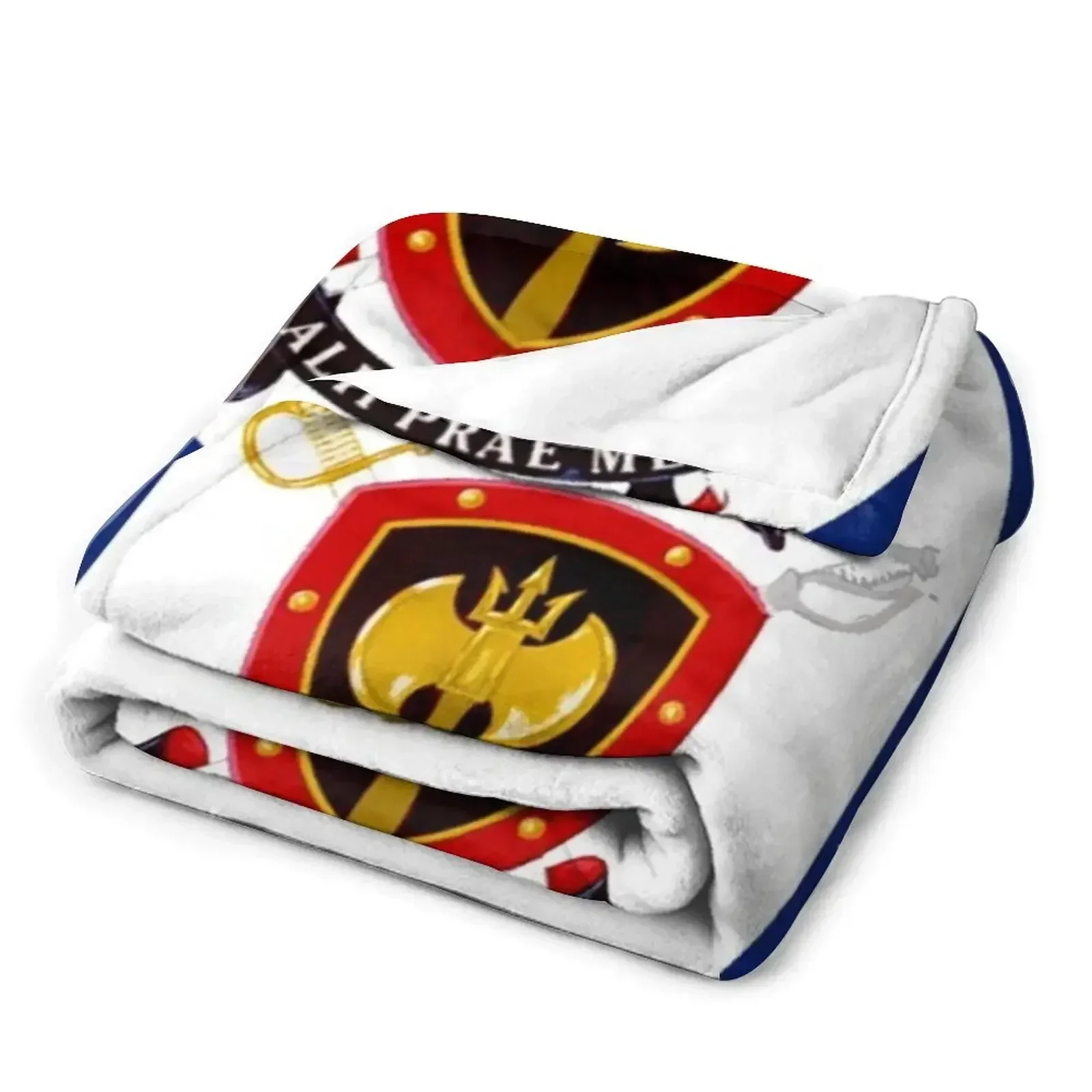 DDG-69 USS Milius Crest Throw Blanket Sleeping Bag Bed Fashionable Retros Blankets