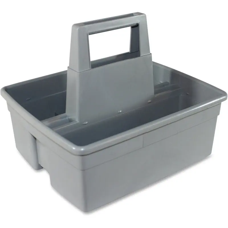 

Maids' Basket Gray With Inserts - 2 Compartment(s) - 29.3" Height X 8" Width13.7" Length - Gray - 6 / Carton