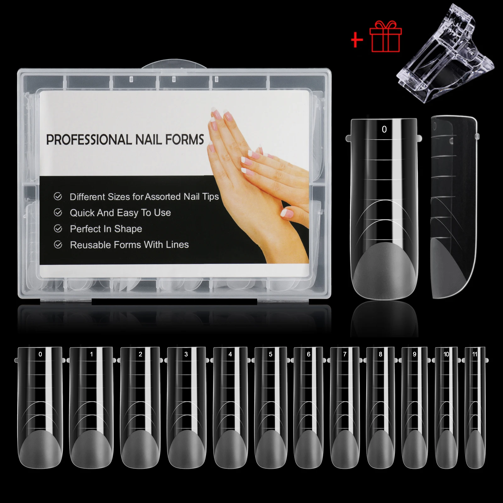 

For Tips System Form Extension Upper Nail Decoration Gel 5/120pcs Mold Nail Nail Forms Poly Nails For Acrylic Dual False