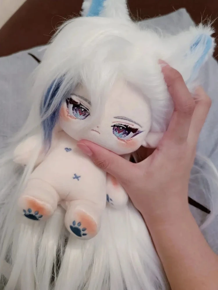 

Anime Neuvillette Genshin Impact 20cm Nude Body Plush Doll Toys Soft Stuffed Plushie a6045