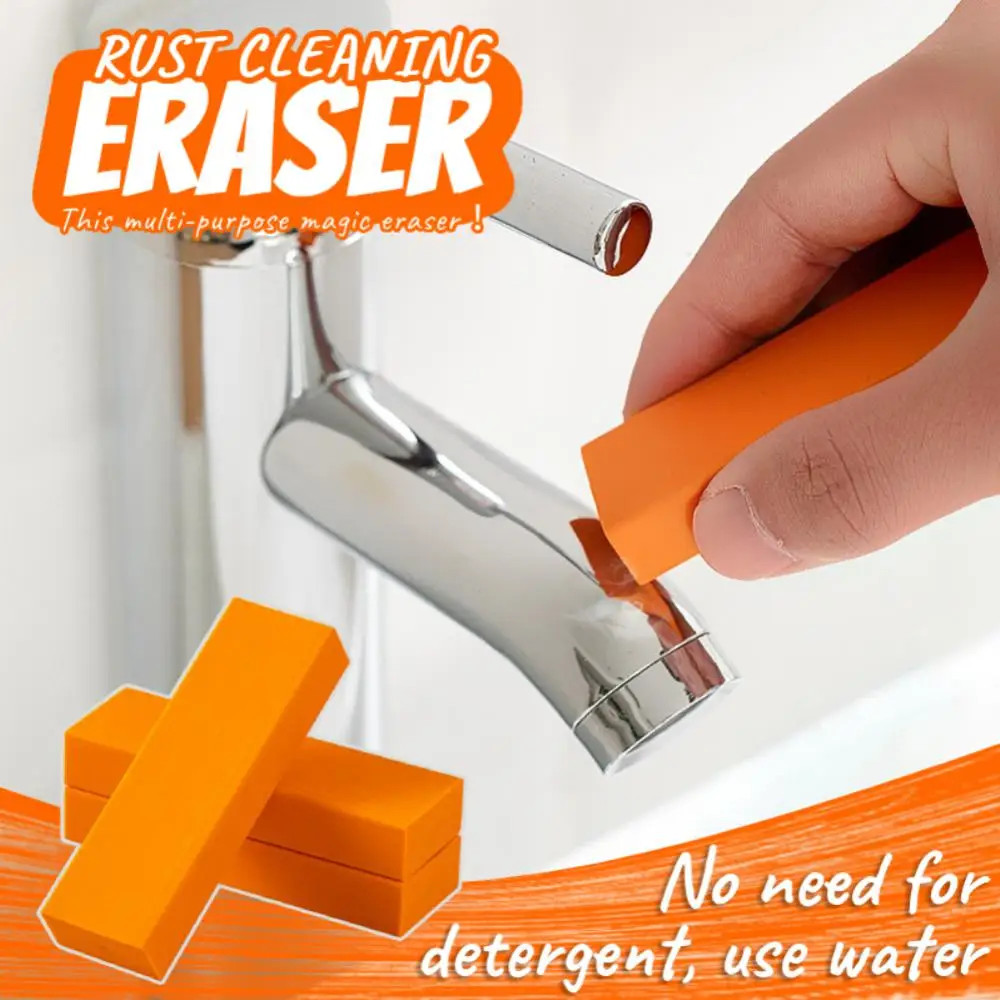

Rust Cleaning Eraser Easy Limescale Eraser Kitchen Faucet Water Tap Cleaning Eraser Bathroom Glass Rust Remover Cleaning Tool