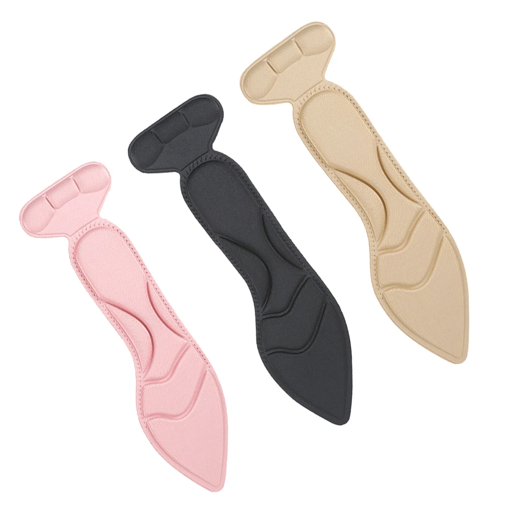 

1Pair Insole Pad Inserts Heel Breathable Anti-slip Post Back Relieve Pressure Insoles For High Heel Shoes