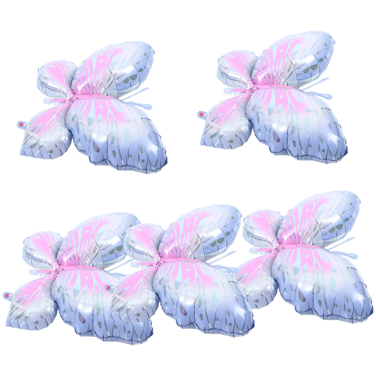 

5 Pcs Fairy Butterfly Aluminum Film Balloon Bride Decor Dress Prop Foil Balloons