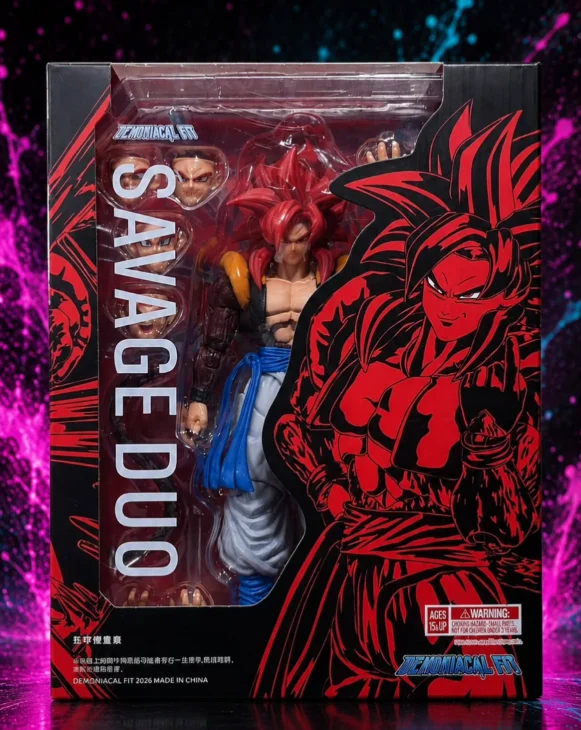 Фото Фигурка Demoniacal Fit Gogeta Dragon Ball GT Super Saiyan 4 Gogeta 3.0, аниме-фигурки, модели, игрушки, подарки №2