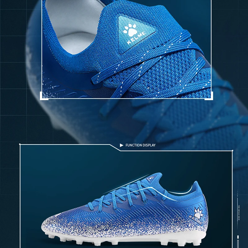 KELME Football Boots Men Outdoor Sneakers Mg Grass Football Training Shoes Professional Competition Special Shoes ZX80121057
