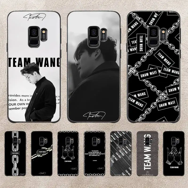 

Team Wang Jackson GOT7 Phone Case For Samsung Galaxy J200 J2 Prime J2 Pro J6 2018 J250 J4 Plus J415 J5 Prime J7