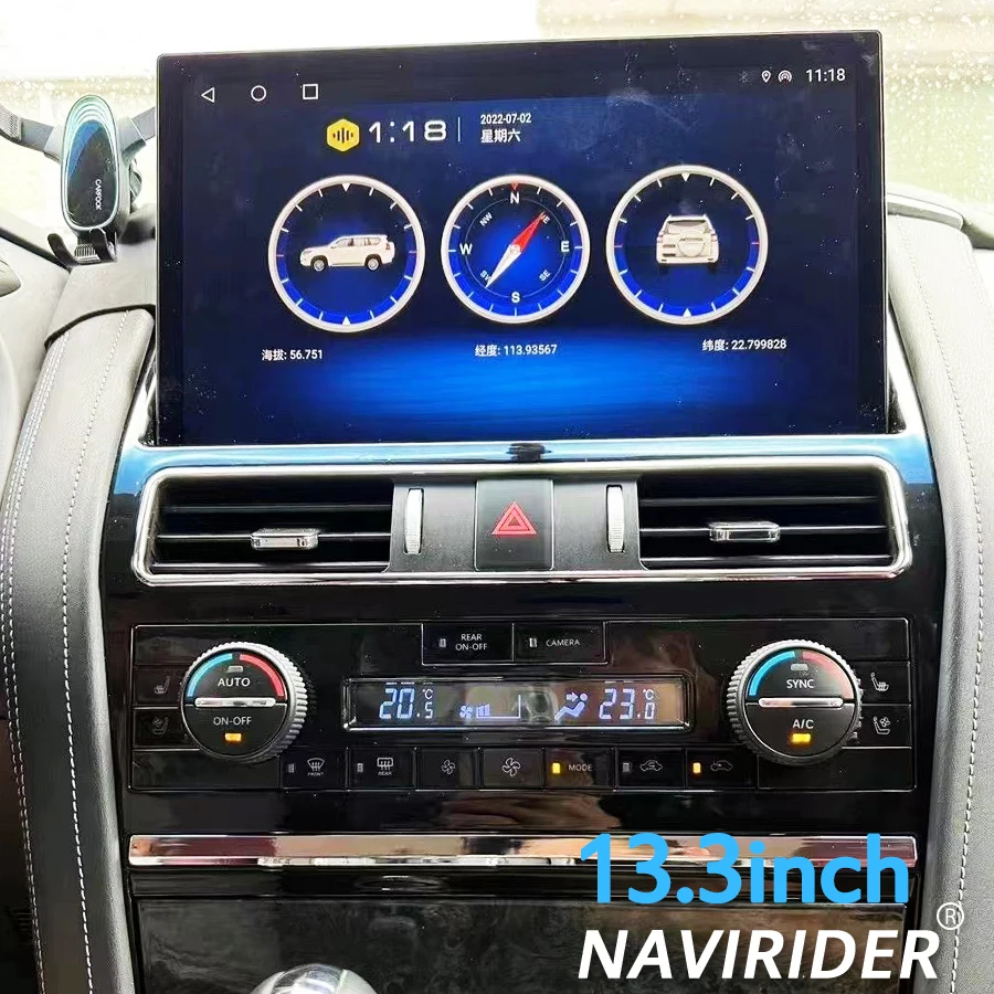 

Экран Android 14, для Nissan Armada Y62 Patrol QX80 QX56 2010-2022, GPS Carplay, навигация, автомагнитола, мультимедийный видеоплеер
