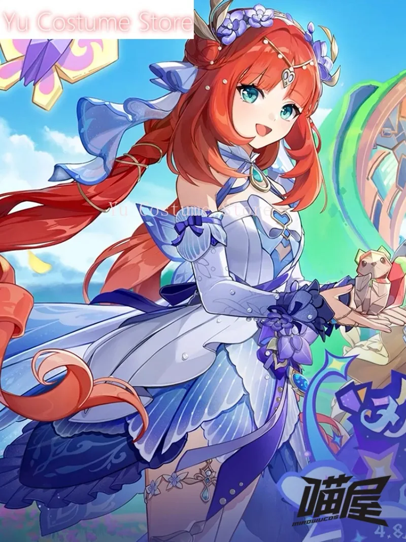 Yu Костюм Meow House Shop Genshin Impact Nilou Косплей Cos Game Аниме Вечеринка Униформа Хэллоуин