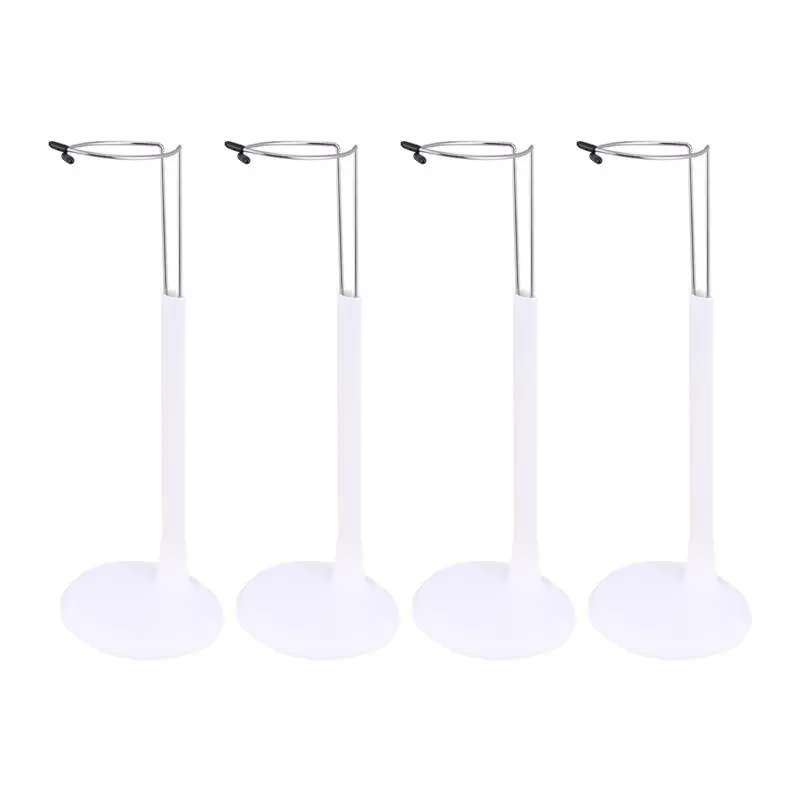 

4pcs Creative Doll Bracket Support Portable Teddy Bear Stand Fashion Dolls Storage Rack for Home White 35cm