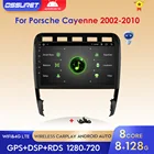 Автомагнитола для Porsche Cayenne 2002-2010, Android 10, Gps, мультимедийная Bluetooth-навигация, стереомагнитофон, радио, головное устройство
