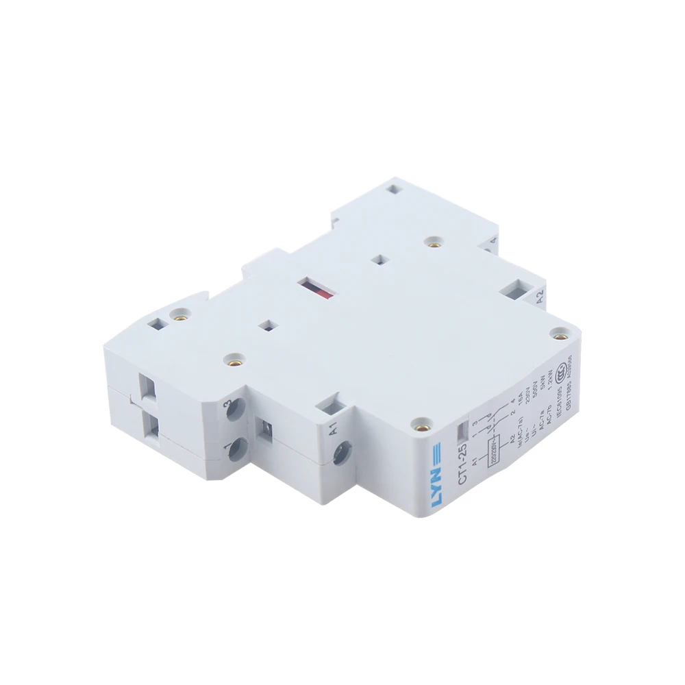 Акумуляторная деятельность KOHTAKTOP CT1 CT1-25 2P 16A 25A 20A 230v 50or60HZ Din-рейка Бытовой