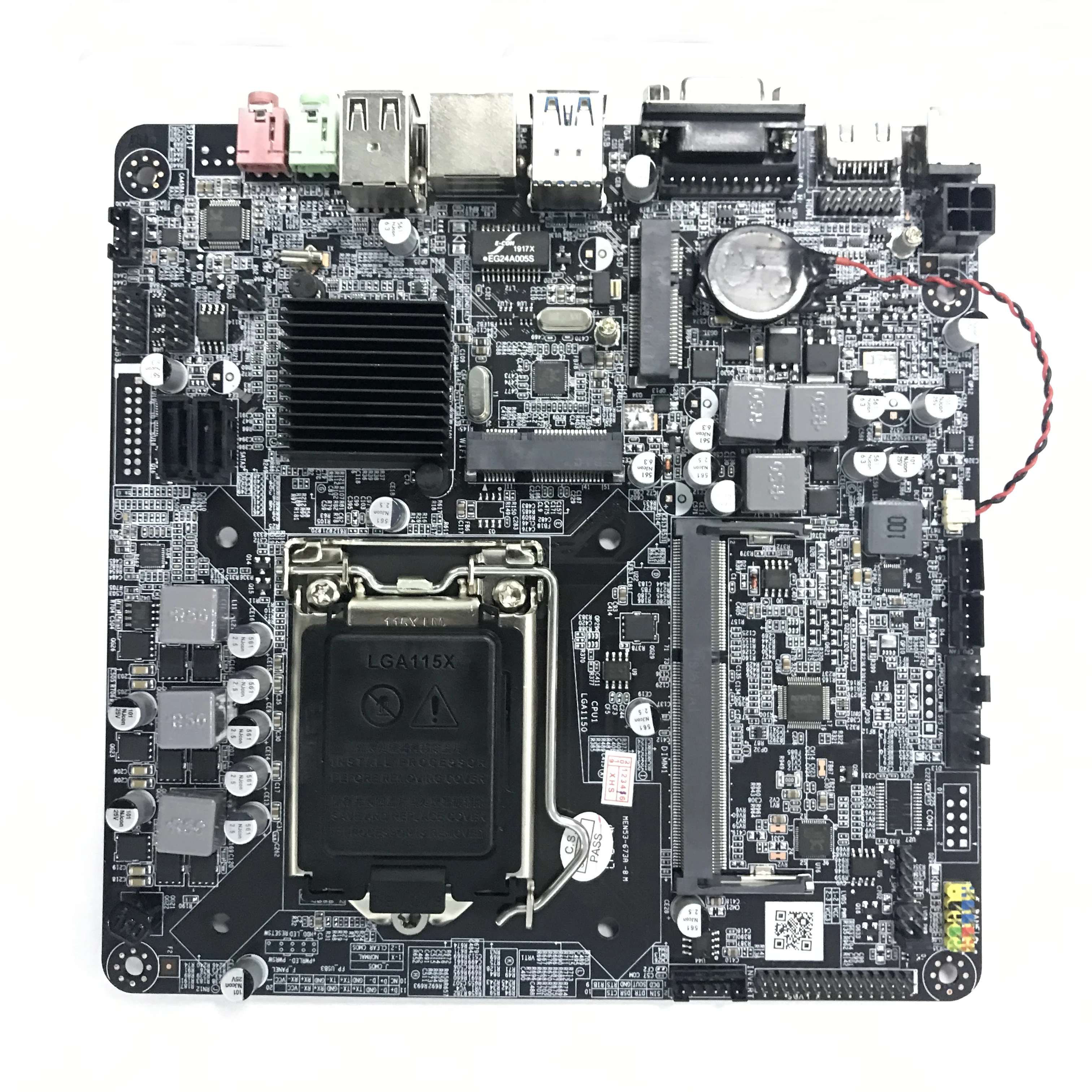 

MINI PC ITX MOTHERBOARD H81-M3N lga1150 with 12V DC LVDS