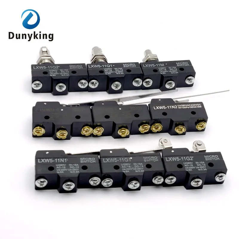 Микро-переключатель LXW5, 380 В переменного тока, 220 В постоянного тока, 10 А