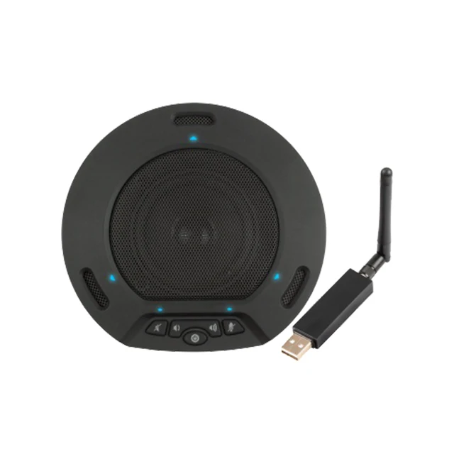 

Omni-directional wireless digital technology multi-frequency conference microphone