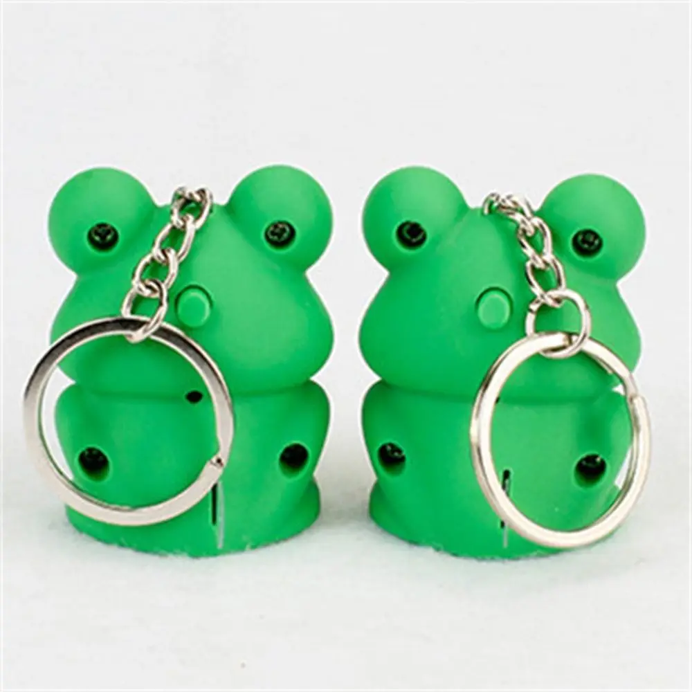 Милые животные световой звук брелки светодиодный светильник мультяшное