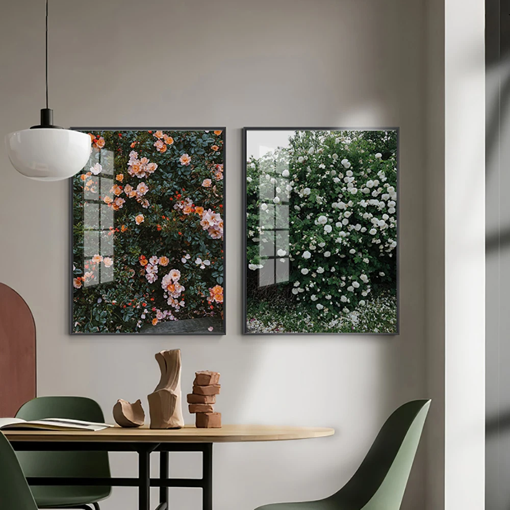 

Цветочная растительная настенная Картина на холсте скандинавские постеры и принты картины для гостиной интерьер домашний Декор без рамки