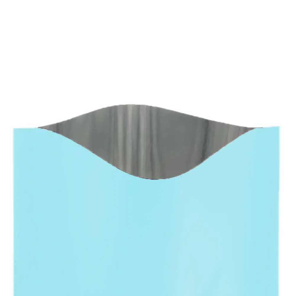 100 шт. голубой термосвариваемый майларовый мешочек из алюминиевой фольги с