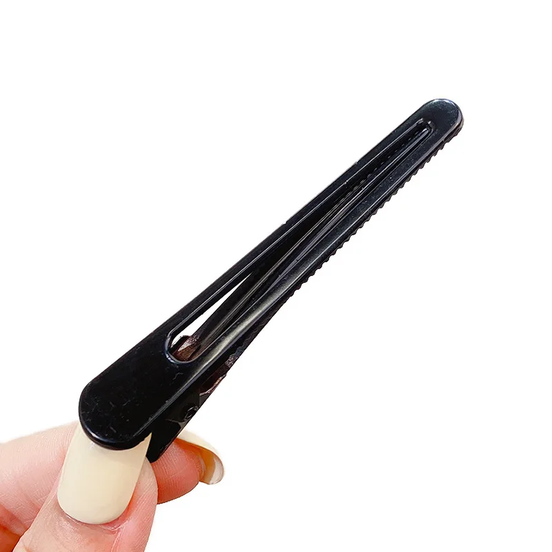 Большая заколка для макияжа волос с фиксированным клювом и челкой