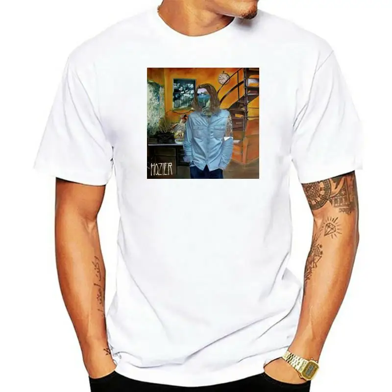 Черная футболка Hozier 68 с капюшоном (1)