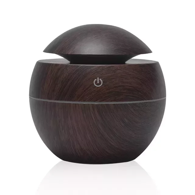 New in Air Humidifier USB Ultrasonic Aroma Diffuser Wood Grain 7 LED Light   Essential Oil Diffuser For Home Aromatherapy home a