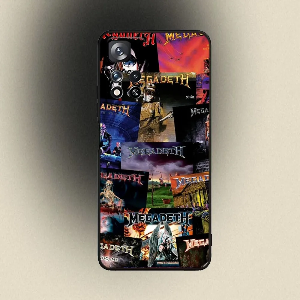 Чехол для телефона Rock M-MegadethS Music Samsung Galaxy A20 A21s A22 A31 A32 A52 A53 A72 73 A80 A91 Мягкий черный