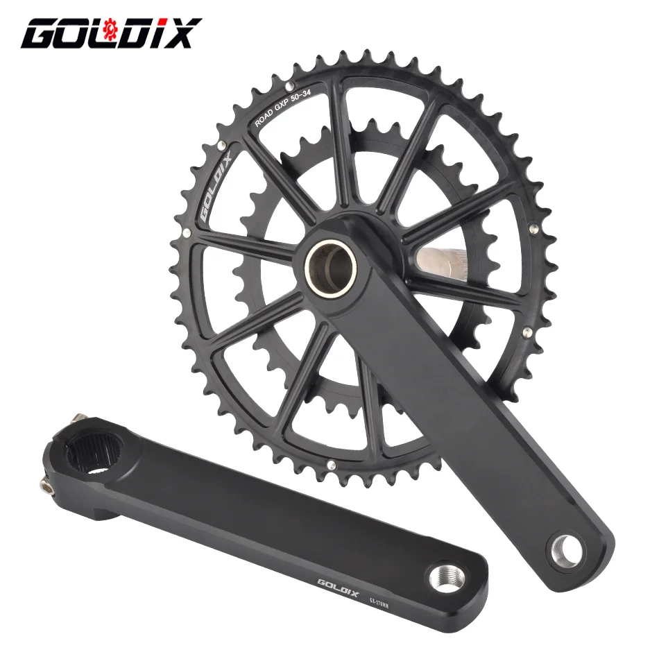 GOLDIX дорожный велосипед Crankset 165/170/172.5/175 мм длина рукоятка велосипеда GXP двойной