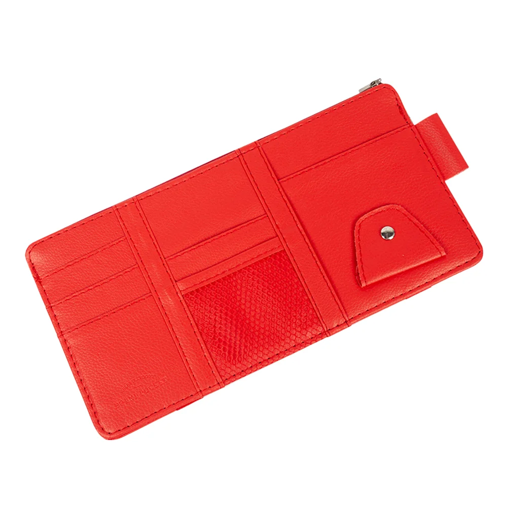 

Holder Visor Car Organizer Id Glasses Eyeglasses Name Sunglasses Clip Credit Case