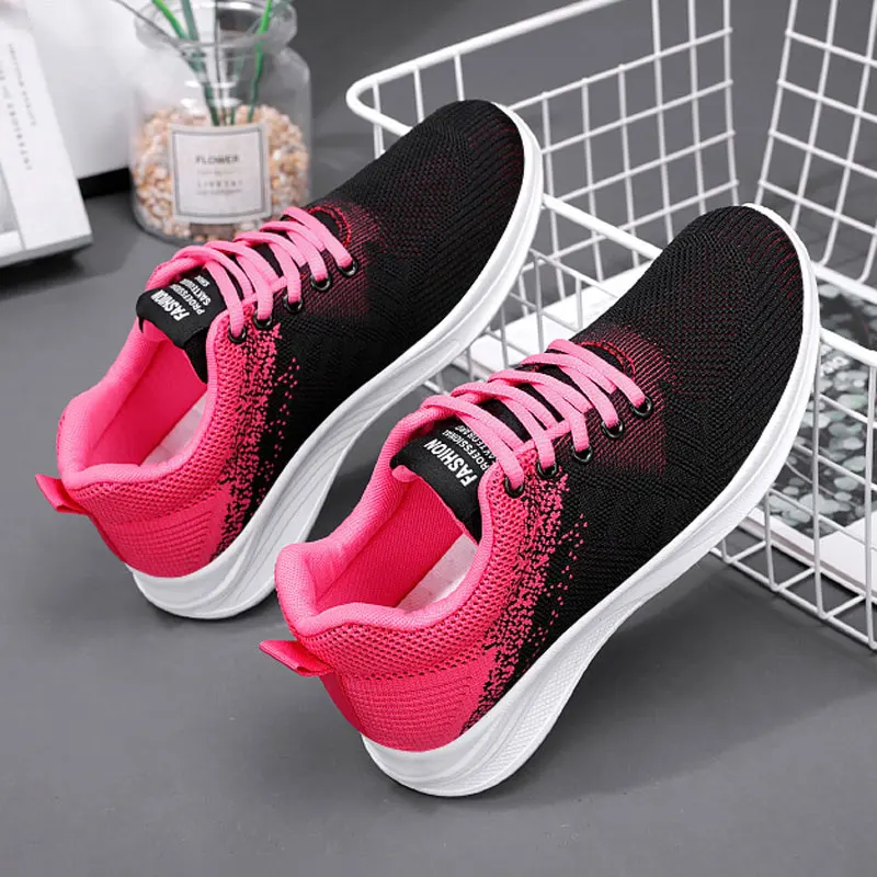 Women's Sneakers Trendy Soft Sole Fashion Casual Sports Shoes Outdoor Non-slip Comfortable Lightweight Breathable Walking Shoes