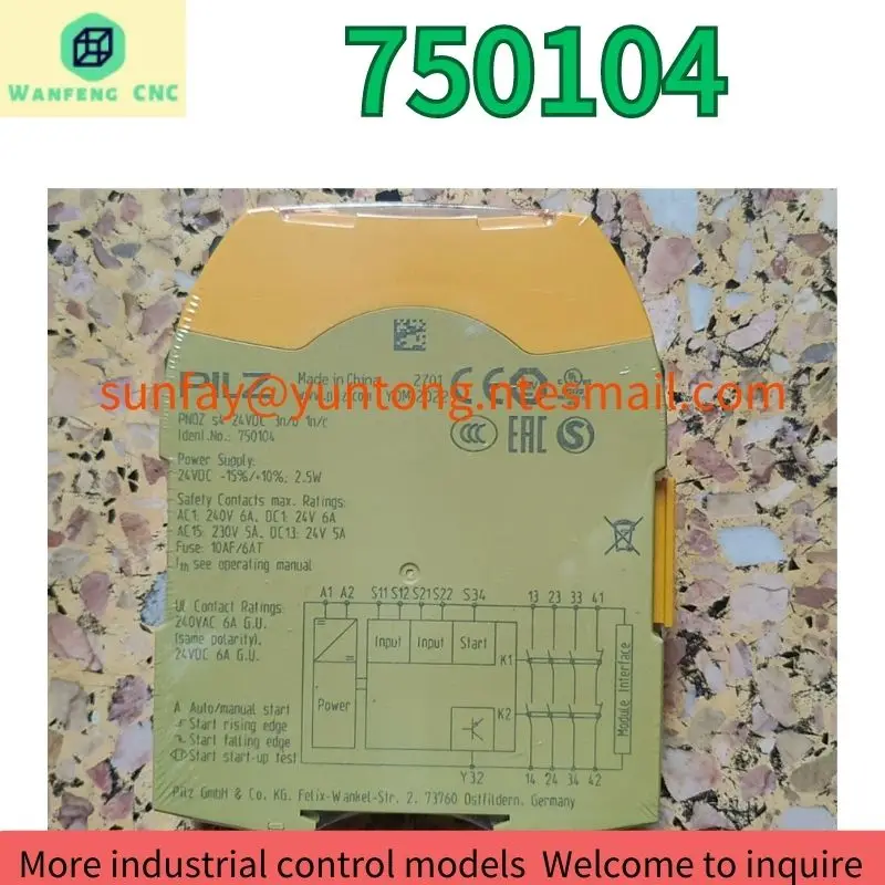 Абсолютно новое реле безопасности 750104 быстрая доставка