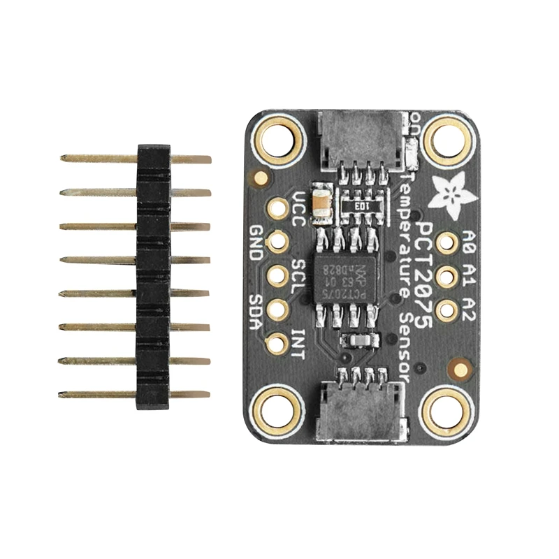 

Модуль датчика температуры PCT2075, модуль датчика температуры, Замена модуля датчика температуры, STEMMA QT/Qwiic PCB, 1 комплект
