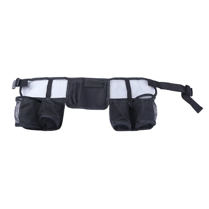 

Hotel Restaurant Cleaner Waiter Waist Belt Tool Bag with Pockets KTV Cleaning