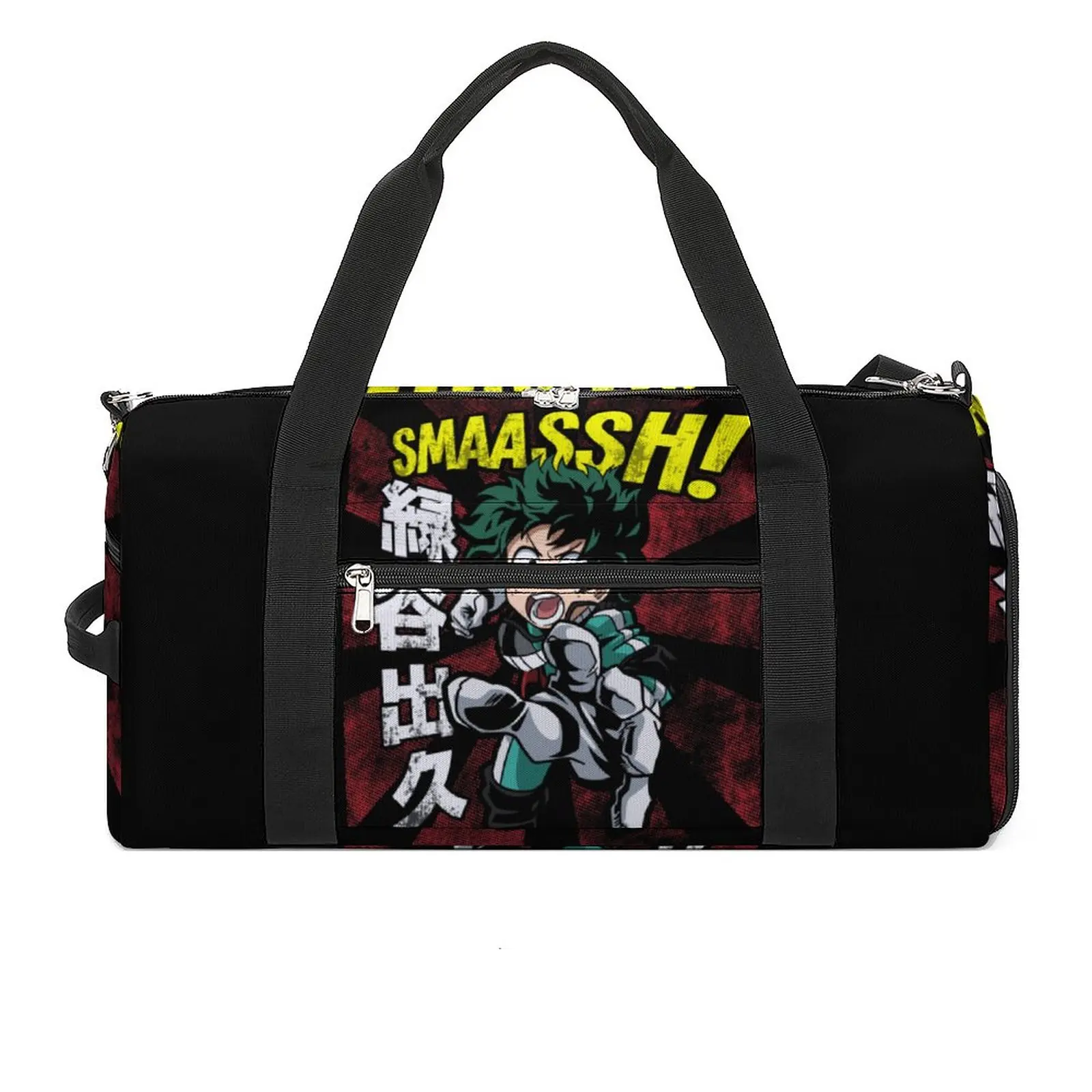 

Smash Gym Bag Boku No Hero Oxford Sports Bags Large Capacity Swimming Design Handbag Vintage Fitness Bag For Male Female